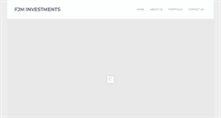 Desktop Screenshot of fjminvestments.com
